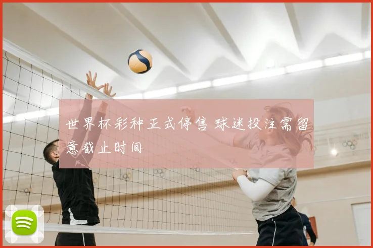 世界杯彩种正式停售 球迷投注需留意截止时间